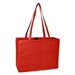 100 Units of Deluxe Tote Junior - Red - Tote Bags & Slings