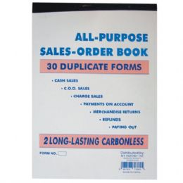 120 Pieces Duplicate Sales Book 30 Sheet (120/cs) - Sales Order Book