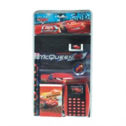 24 Pieces 7pc Stationery Set Cars - Licensed School Supplies
