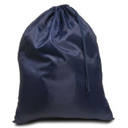 96 Pieces Drawstring Laundry Bag - Navy - Laundry  Supplies