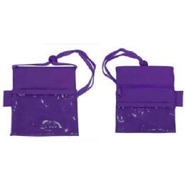 200 Pieces Badge Holder In Purple - ID Holders