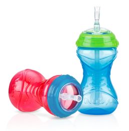 24 pieces Nuby ClicK-It Flexstraw Cup, 10 Oz (2-Pk) - Baby Accessories