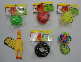 36 Wholesale Assorted Pet ToyS-Rattles & Squeakers