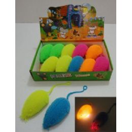 144 Wholesale Light Up Puffer Mouse