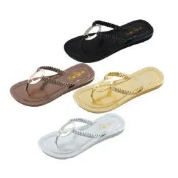 36 Wholesale Womens Flip Flop Assorted Color