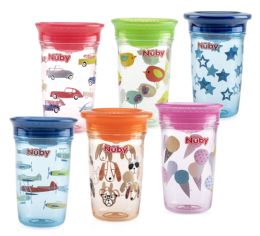 24 pieces Nuby Printed 360 Wonder Cup - Baby Accessories