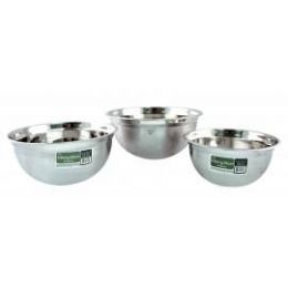 24 Pieces 3 Quart Stainless Steel Mixing Bowl - Baking Supplies