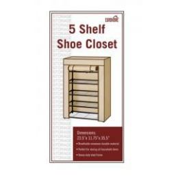 5 Wholesale 5 Shelf Shoe Closet Blue And White