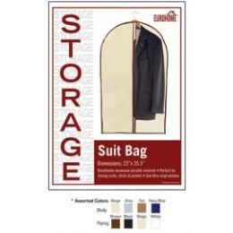 48 Wholesale 23" X 35.5" Suit Bag -4 Assorted Colors