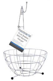 12 of Chrome Fruit Basket With Banana Hanger