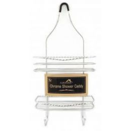 6 Wholesale Twisted Chrome Shower Caddy