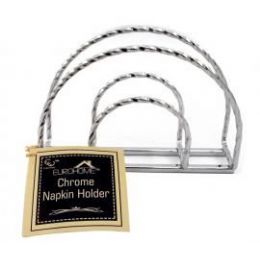 12 Pieces Napkin Holder Chrome - Napkin and Paper Towel Holders