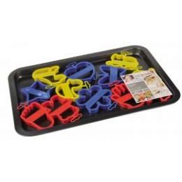 24 of Baking Tray With Cookie Cutters