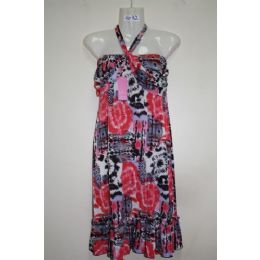 72 Wholesale Ladies Printed Summer Dress