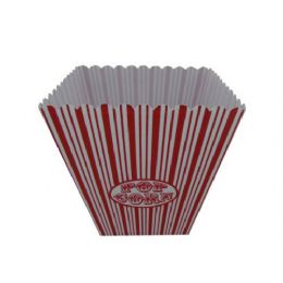 36 Pieces Jumbo Popcorn Bucket - Plastic Bowls and Plates
