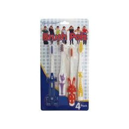 144 Pieces Kids Toothbrushes4 pk - Toothbrushes and Toothpaste