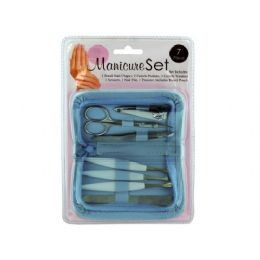 18 Pieces Manicure Set With Zipper Pouch - Cosmetics
