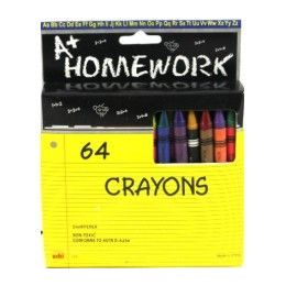 48 Wholesale Crayons - 64 Pk - Boxed - Asst. Colors