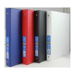24 Pieces Binder - Vinyl - Stiff Heavy Duty Board - 1.5" - 3 Rings - Assorted Colors - Clipboards and Binders