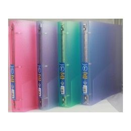 48 Pieces Binder - Flexiable Glitter Vinyl - 1" - 3 Rings - Assorted Colors - Clipboards and Binders