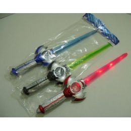 96 Units of 22" Light & Sound Sword With Crystal Ball - Toy Sets