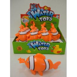 72 Pieces Clown Fish Water Toy With Display Box - Summer Toys