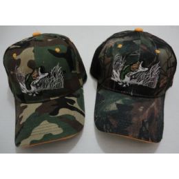 48 Pieces Camo Fish Hat - Hunting Caps