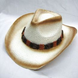 36 Pieces Cow Boy Straw Hats - Cowboy & Boonie Hat