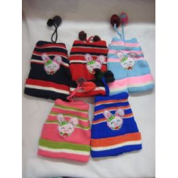 72 Pieces Printed Baby Hat - Junior / Kids Winter Hats
