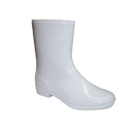 24 Units of Lady Mid Solid Color Rainboot - Women's Boots