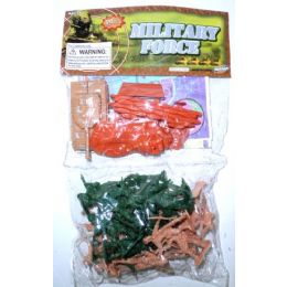 72 Pieces Plastic Army Soldiers And Tank - Action Figures & Robots