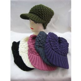 60 Pieces Ladies Croche Like Acryic Winter Hat - Fashion Winter Hats