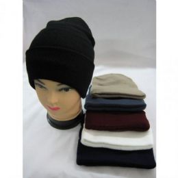 96 of Winter Thick Hat Assorted Colors