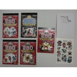 48 Pieces 280pc Temporary TattoO--Book - Tattoos and Stickers