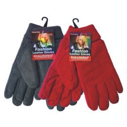 72 Wholesale Winter Fleece Glove Women hd