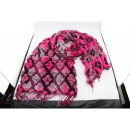 36 Units of Fashion Scarf With Playing Card Design - Winter Scarves