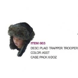 72 Pieces Faux Fur Aviator Winter Hat - Trapper Hats
