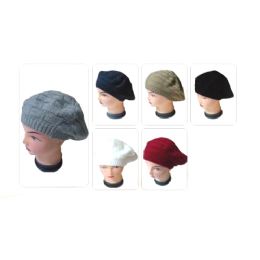 60 Wholesale Ladies Fashion Winter Knit Hat