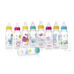 72 pieces Nuby Printed NoN-Drip Bottles, 8 Oz (2-Pk) - Baby Bottles