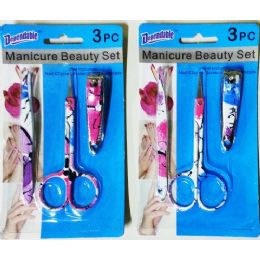 48 Wholesale 3 Pack Manicure Set