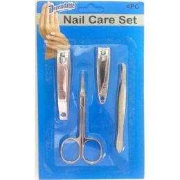 48 Pieces 4 Piece Nail Implement Set - Manicure and Pedicure Items