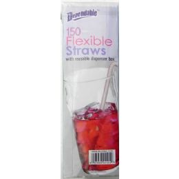 48 Pieces Flexible Straws - Straws and Stirrers