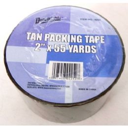 48 Wholesale Packing Tape Tan