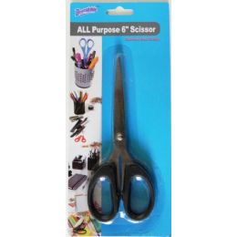 48 Wholesale 6 Inch All Purpose Scissor