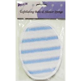 72 Wholesale Exfoliating Bath & Shower Sponge
