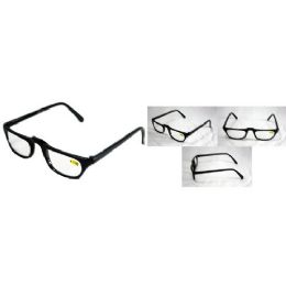 72 Pieces Black Shiny Half Eye Reading Glasses - Reading Glasses