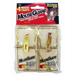 36 Wholesale Wooden Mouse Traps 4 Pack