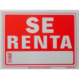 24 Pieces Se Renta Sign - Signs & Flags