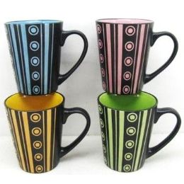 48 Pieces 11 Ounce Stoneware Mug Modern Design, Ccib - Coffee Mugs