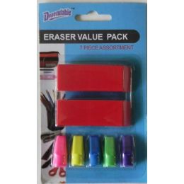 48 Wholesale Pencil Eraser Value Pack